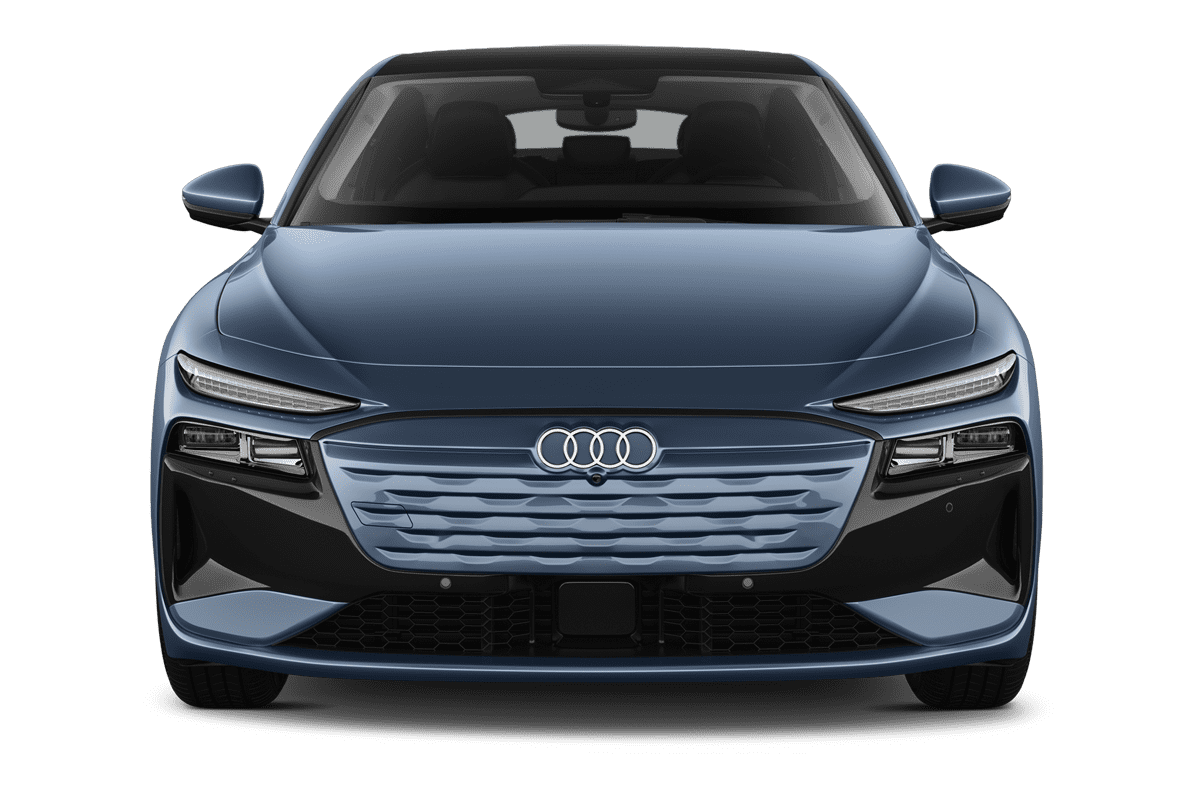 Frontansicht eines Audi A6 Sportback e-tron , freigestellt