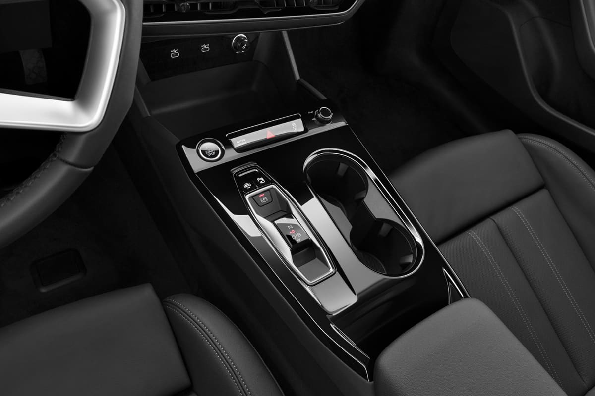 Schaltknüppel eines Audi A6 Sportback e-tron 