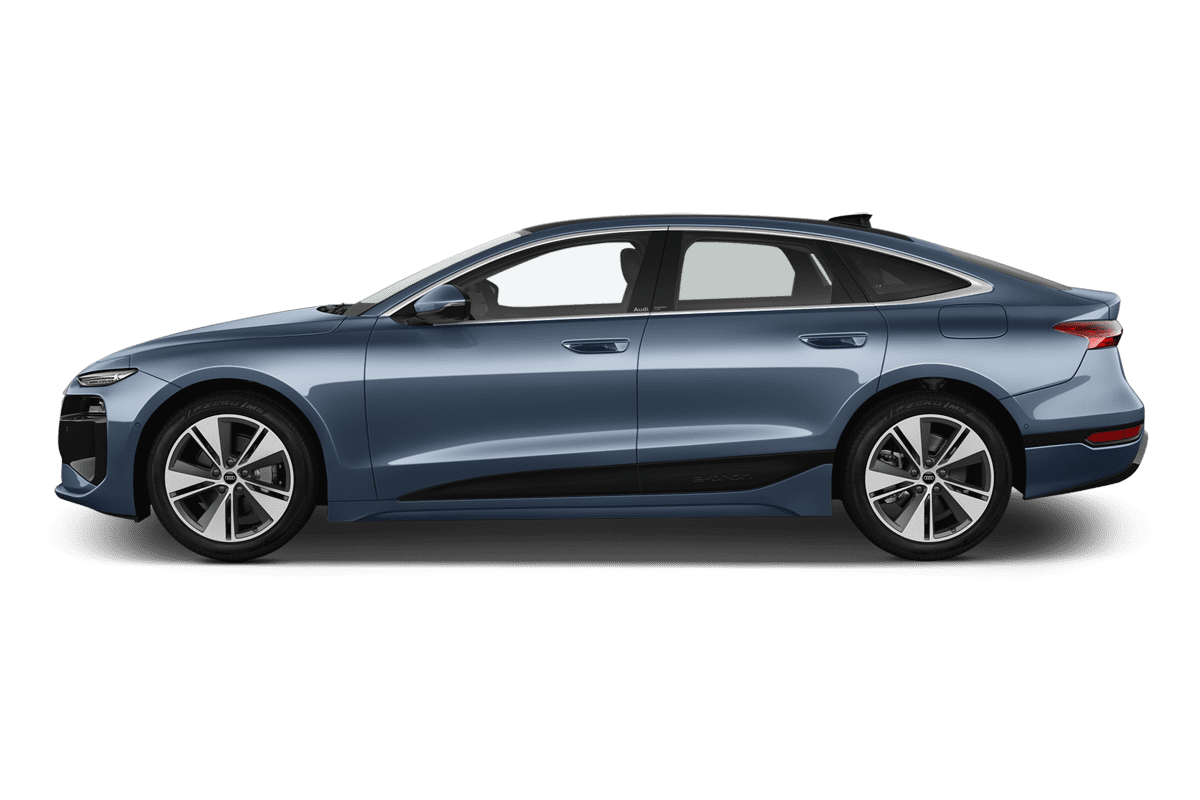 Seitenansicht eines Audi A6 Sportback e-tron 