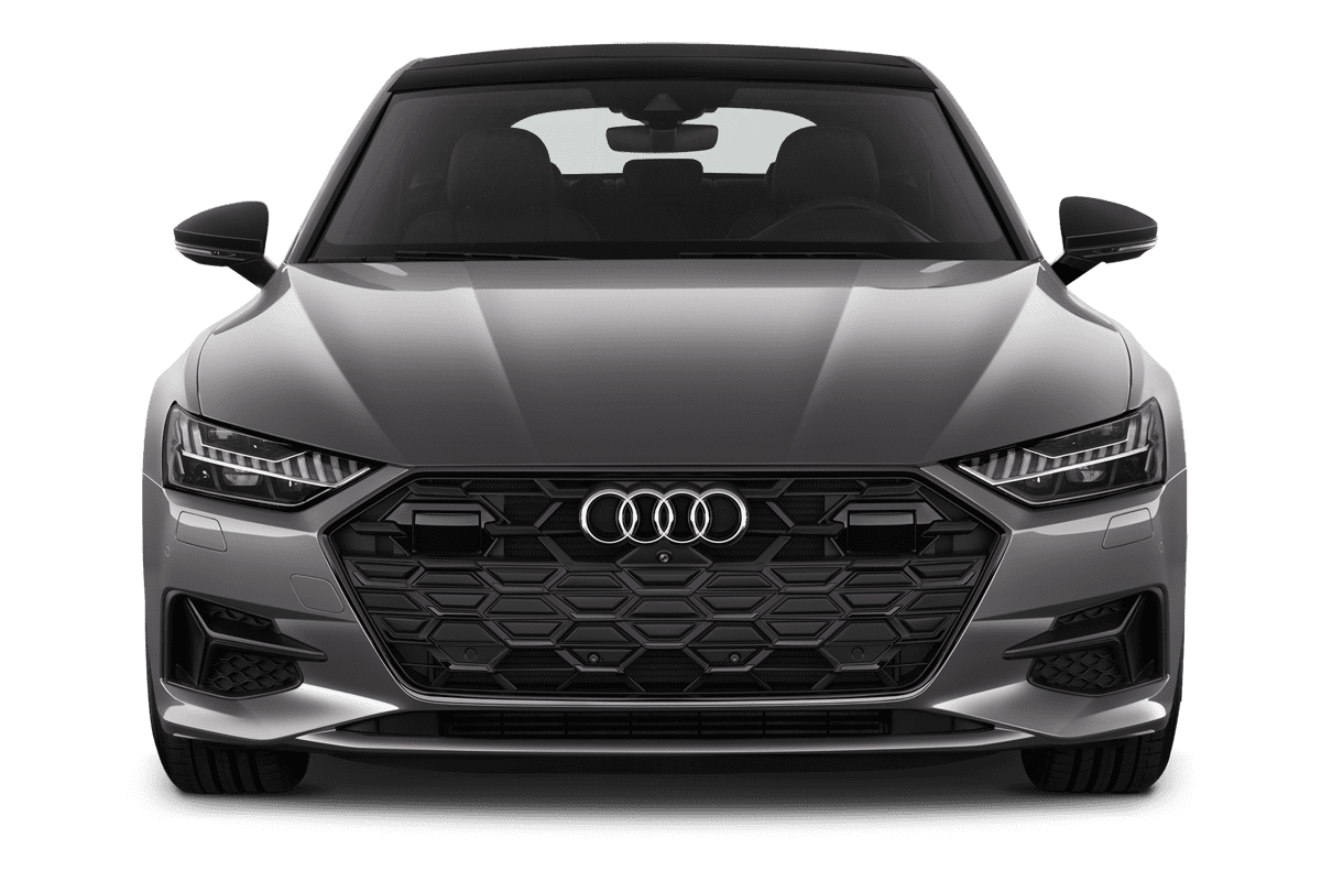 Frontansicht eines Audi A7 Sportback, freigestellt