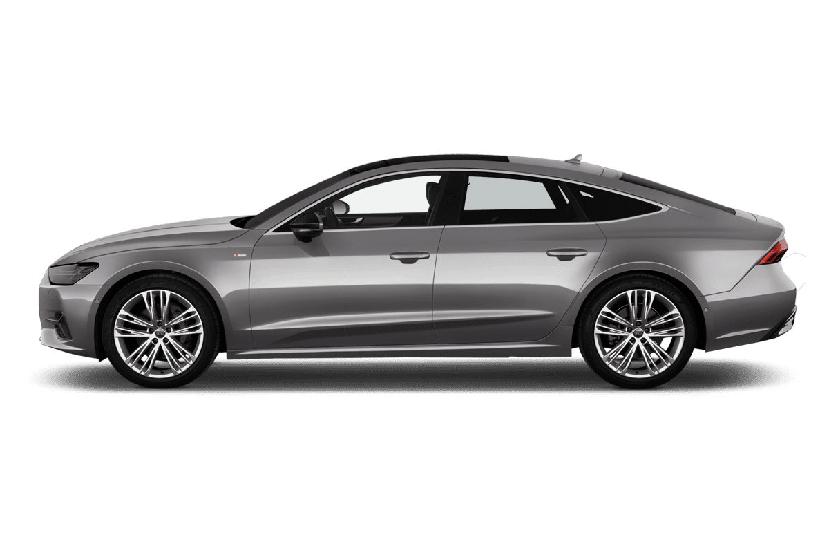 Seitenansicht eines Audi A7 Sportback