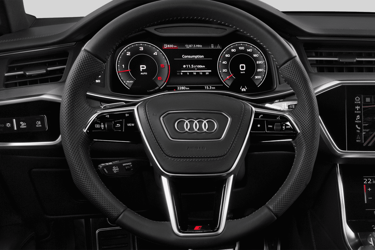 Lenkrad eines Audi A7 Sportback