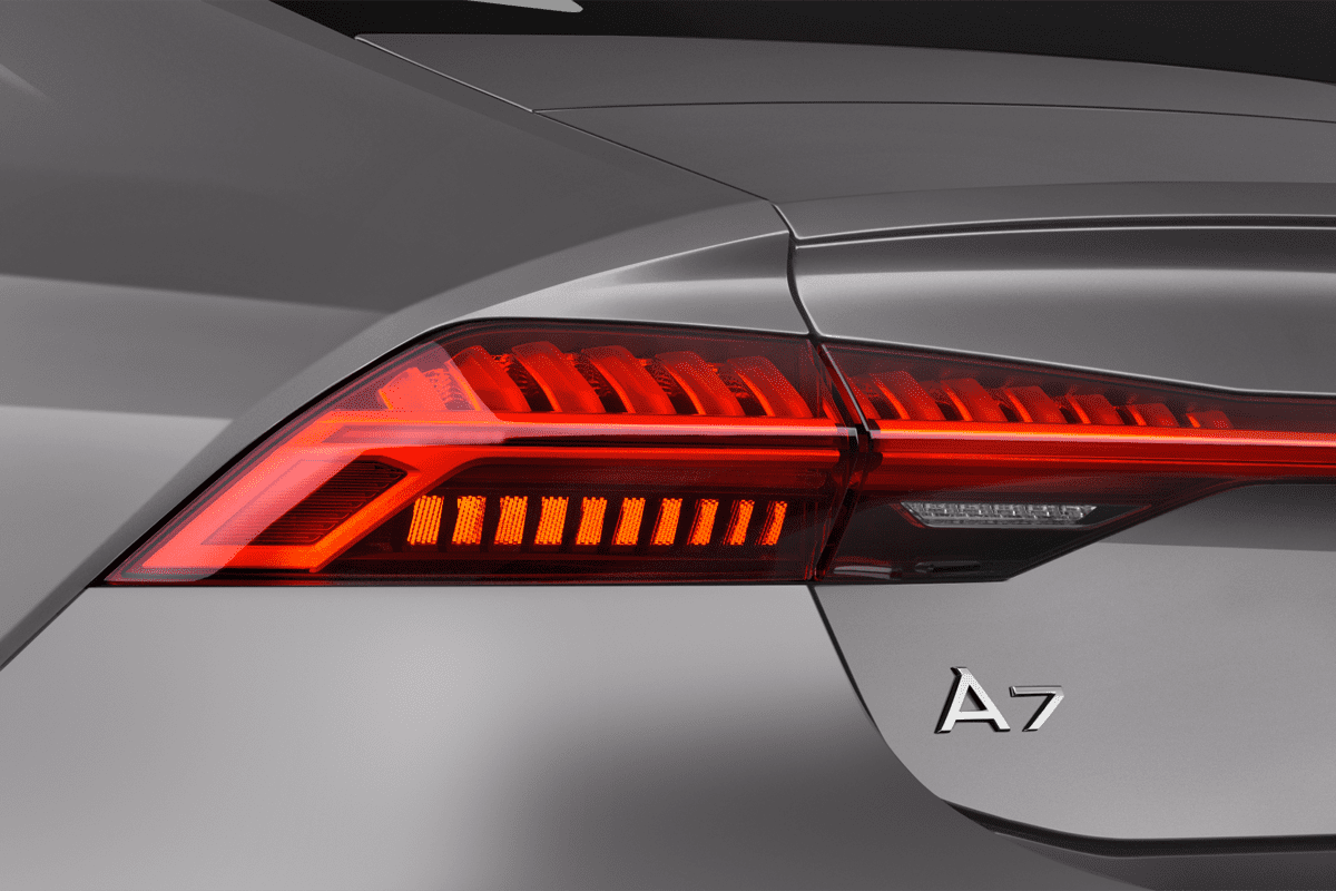 Heckleuchten eines Audi A7 Sportback
