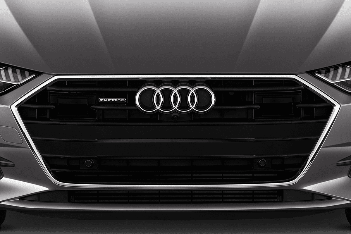 Kühlergrill eines Audi A7 Sportback TFSI e