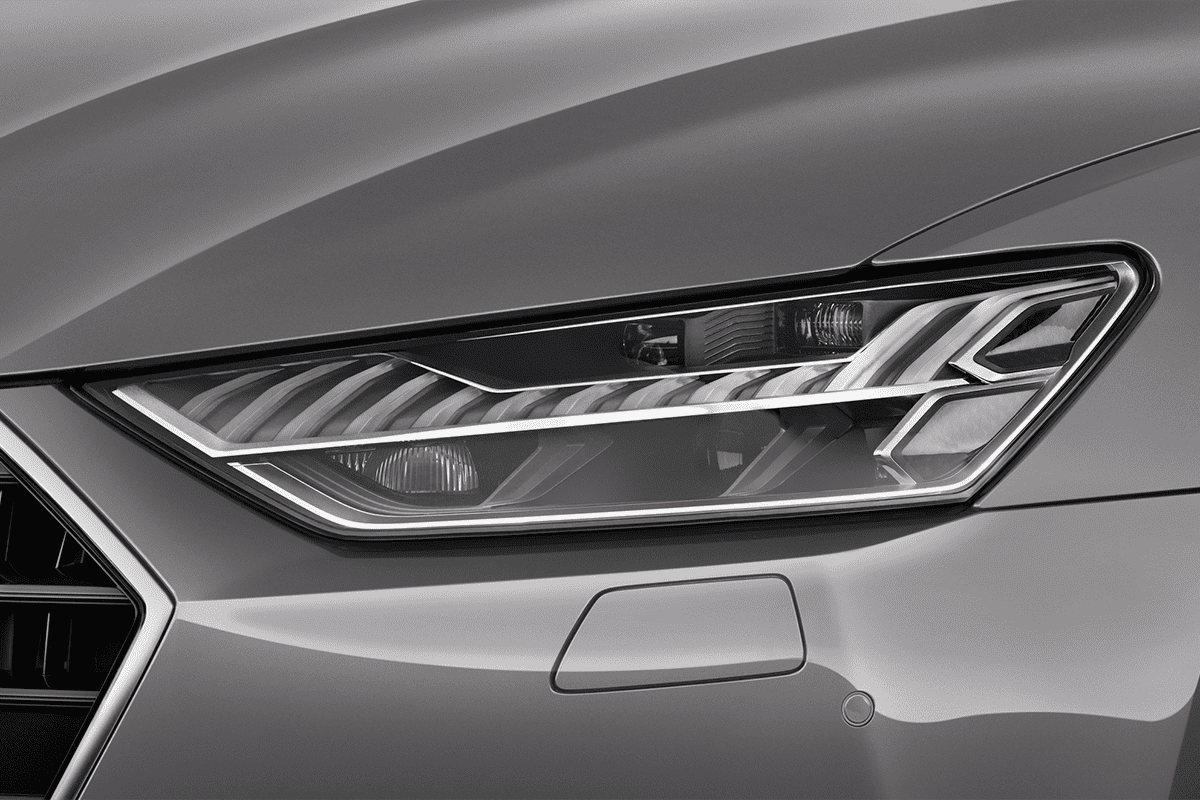 Frontscheinwerfer eines Audi A7 Sportback TFSI e