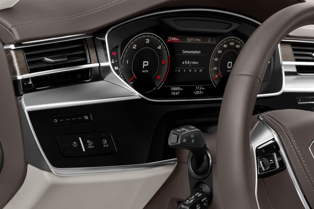 Lüftung eines Audi A8 TFSI e