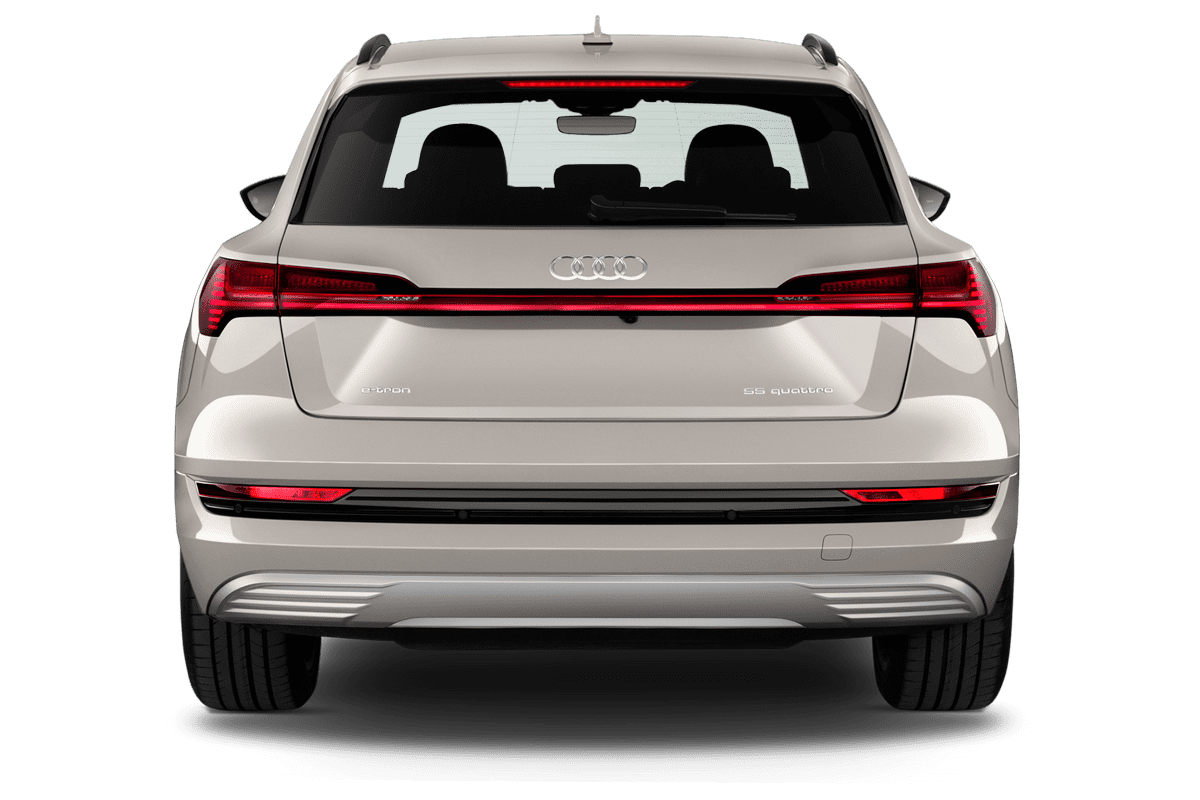 Heckansicht eines Audi e-tron S