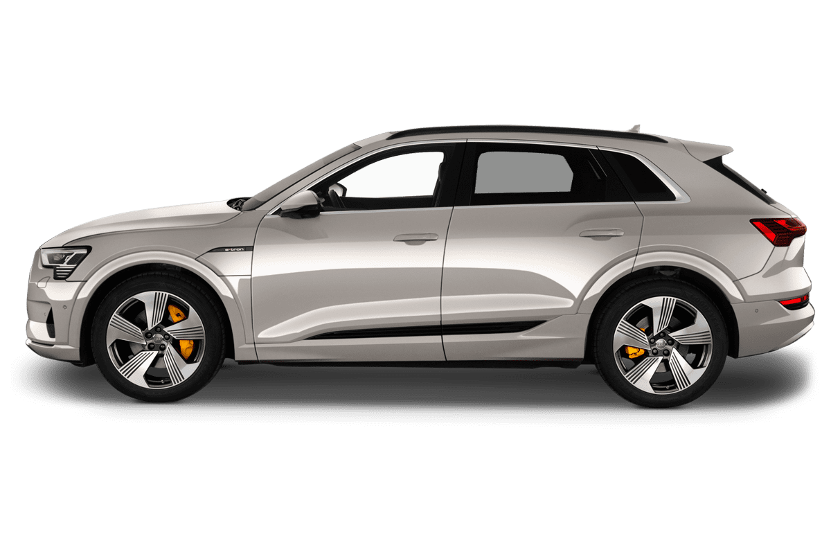 Seitenansicht eines Audi e-tron S