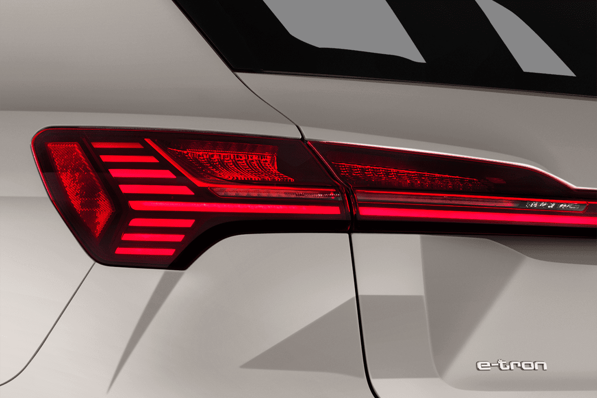 Heckleuchten eines Audi e-tron S