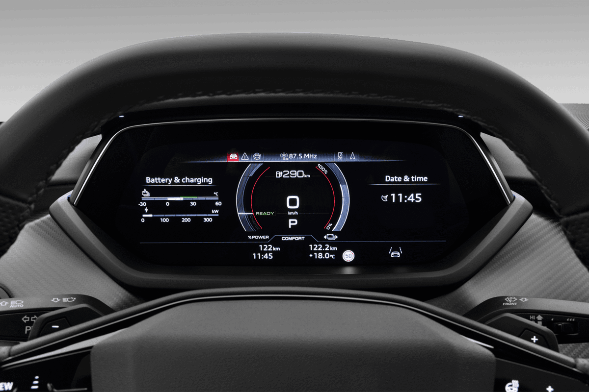 Kombiinstrument eines Audi e-tron GT