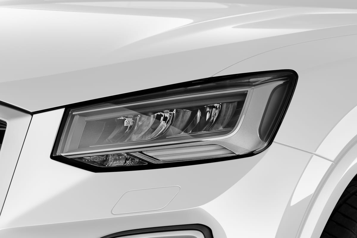 Frontscheinwerfer eines Audi Q2