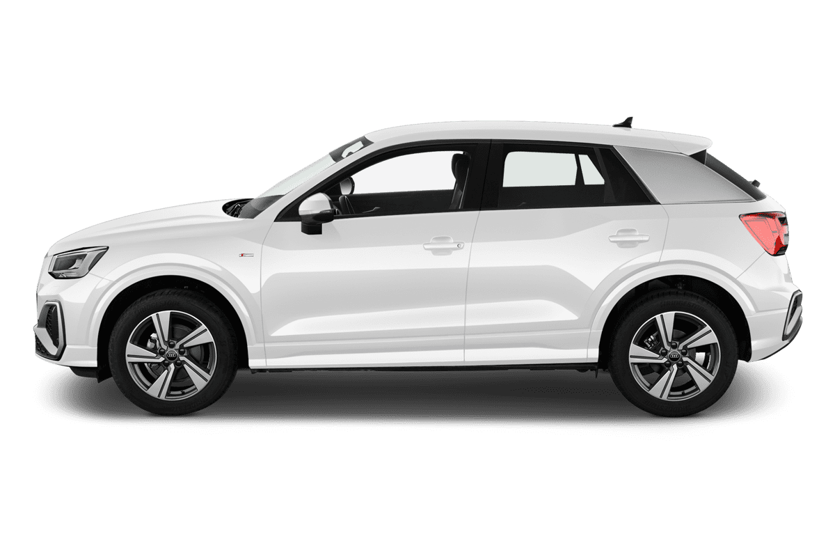 Seitenansicht eines Audi Q2