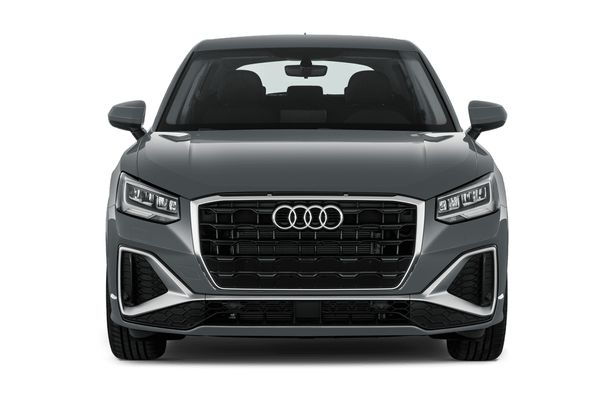 Frontansicht eines Audi Q2 , freigestellt