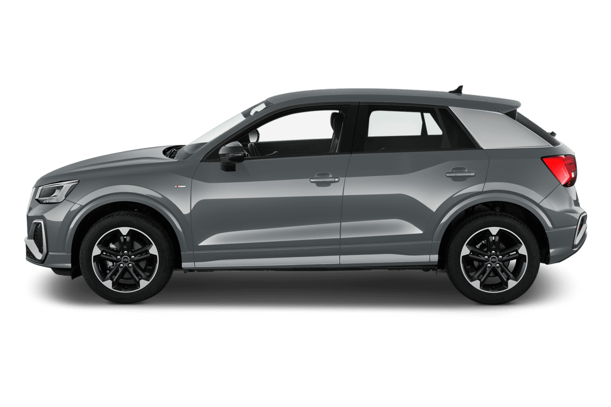Seitenansicht eines Audi Q2 
