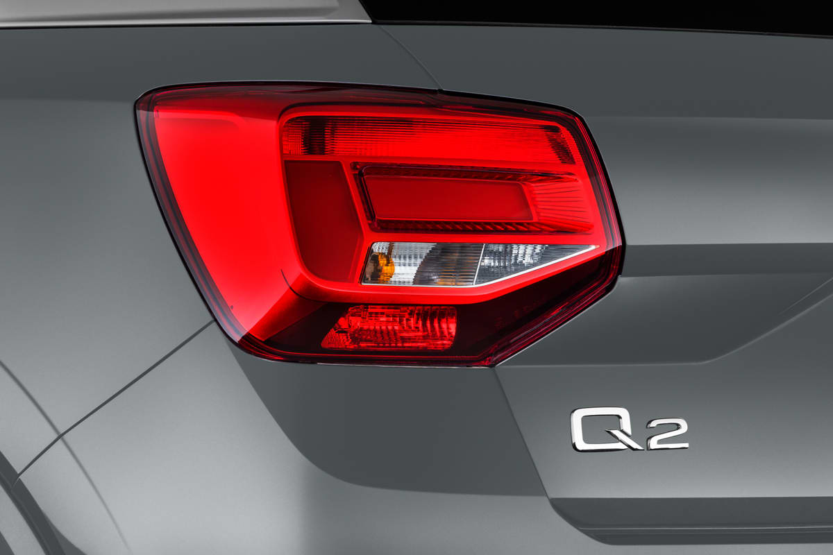 Heckleuchten eines Audi Q2 