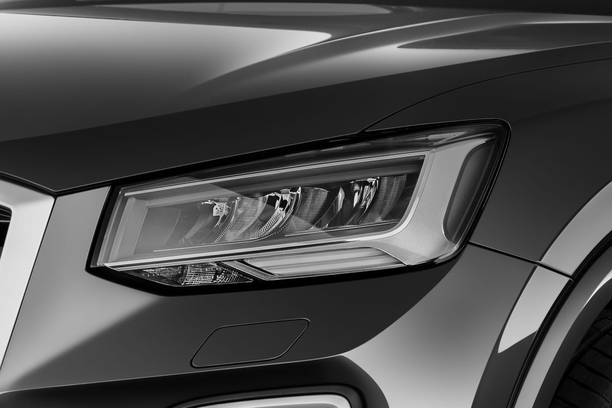 Frontscheinwerfer eines Audi Q2 