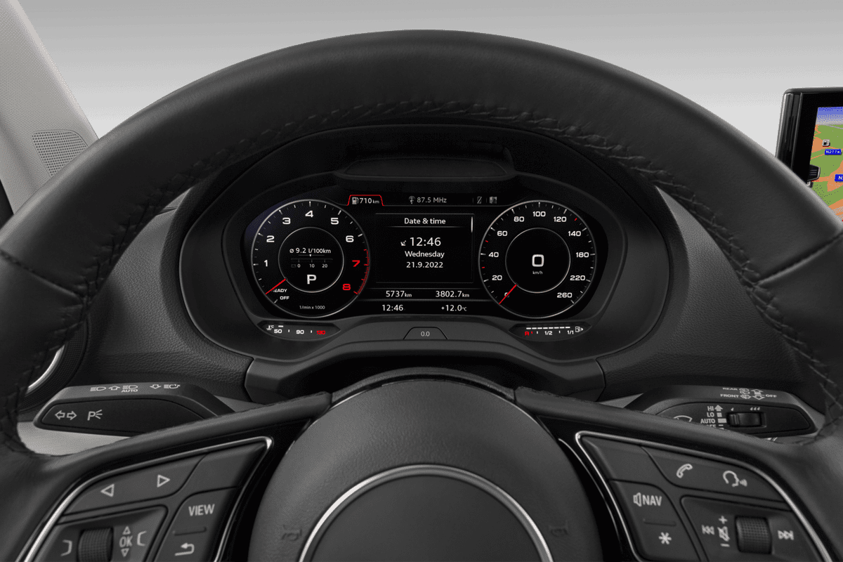 Kombiinstrument eines Audi Q2 