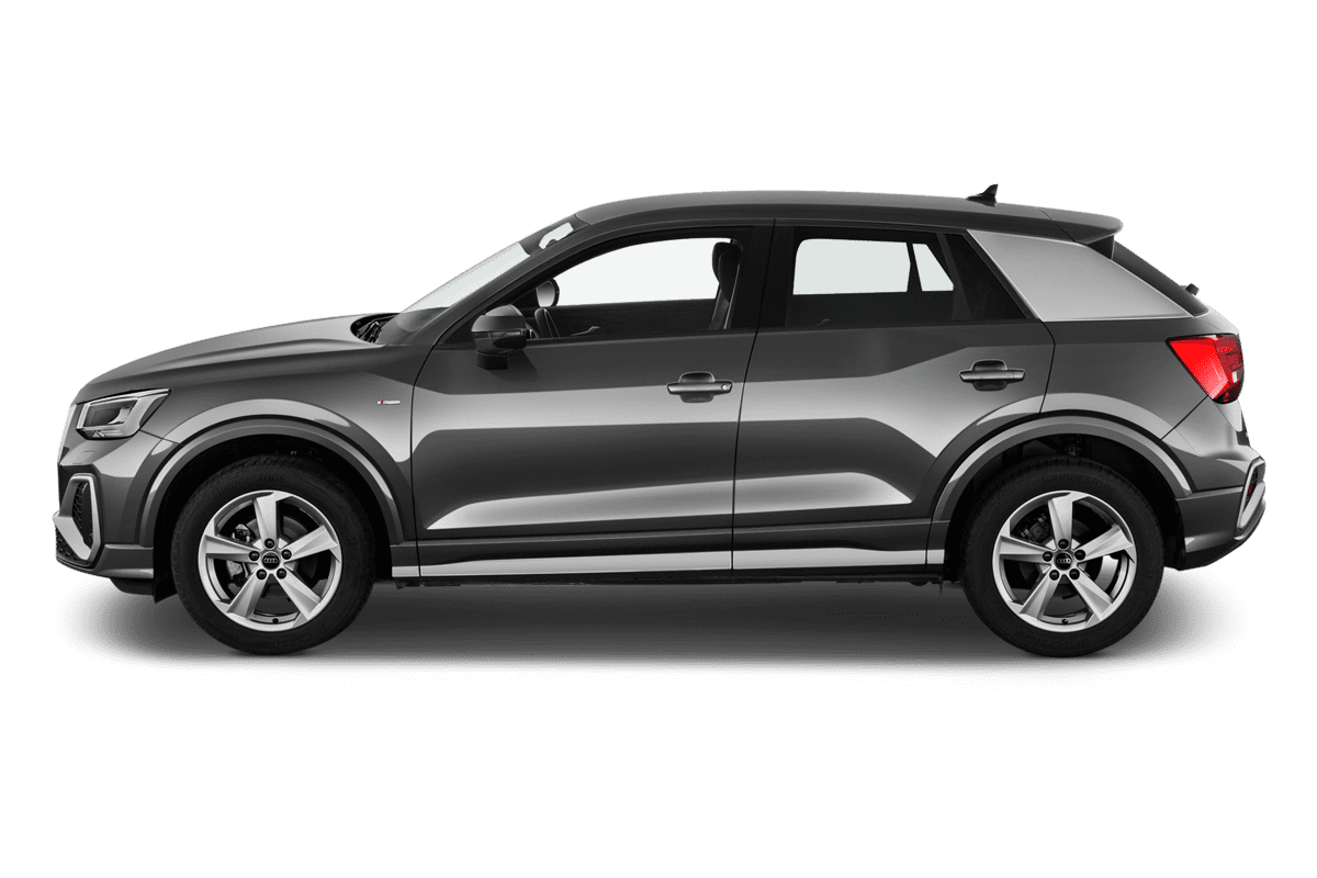Seitenansicht eines Audi Q2 
