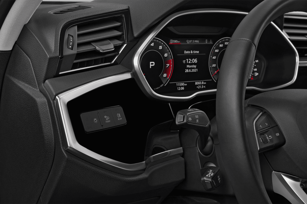 Lüftung eines Audi Q3 SUV (neues Modell)