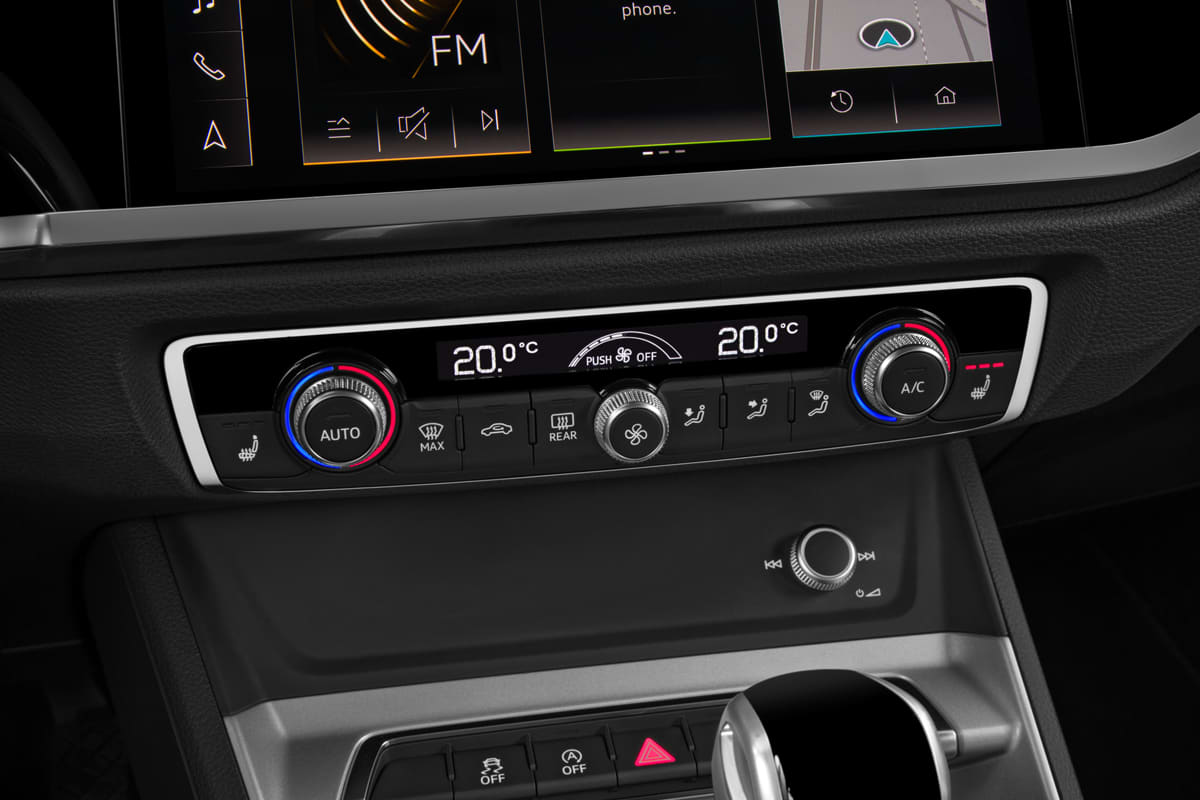Klimasteuerung eines Audi Q3 SUV (neues Modell)
