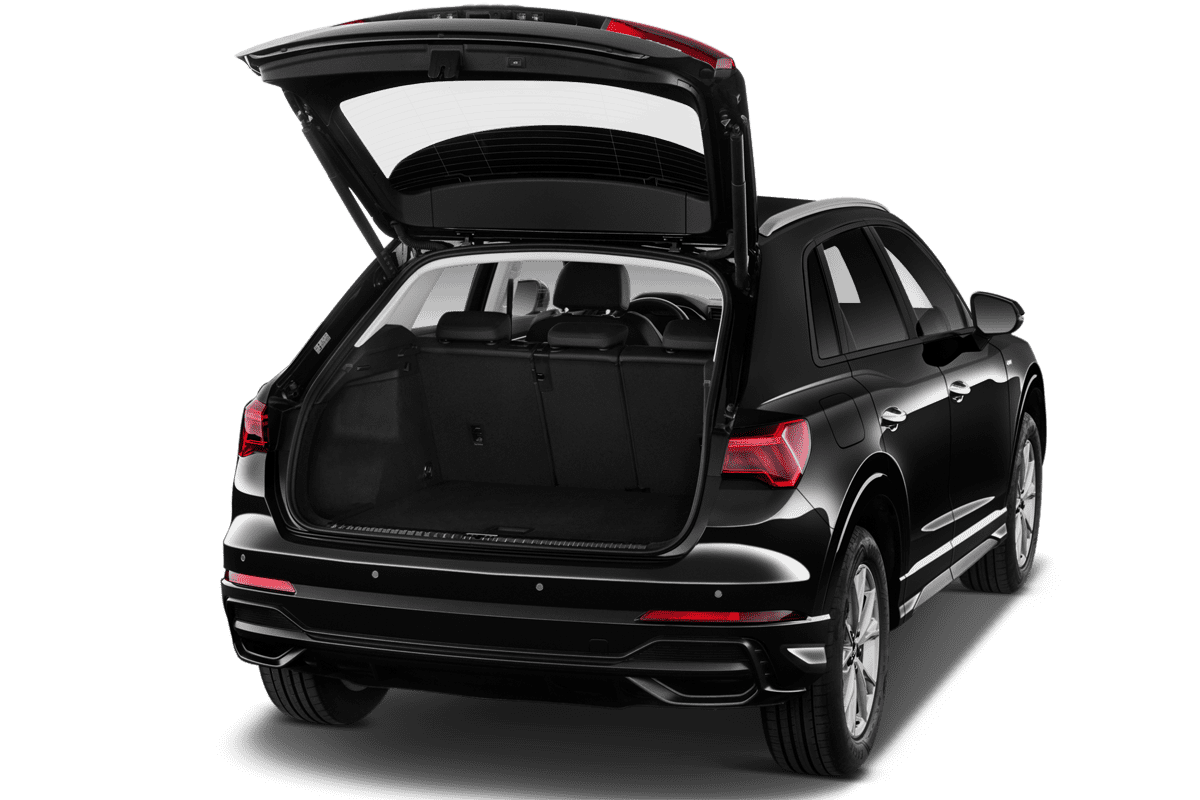 Kofferraum eines Audi Q3 SUV (neues Modell)
