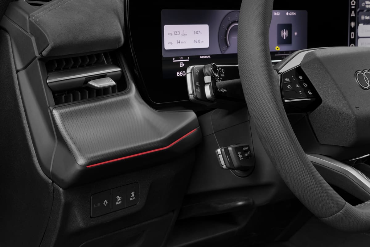 Lüftung eines Audi Q3 SUV (neues Modell)