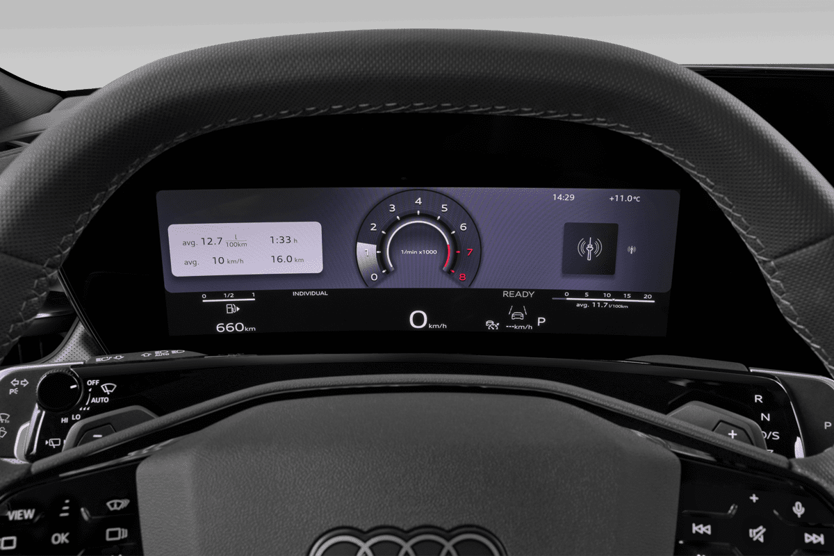 Kombiinstrument eines Audi Q3 SUV (neues Modell)