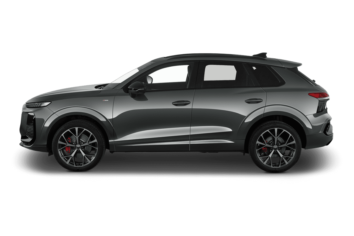 Seitenansicht eines Audi Q3 SUV (neues Modell)