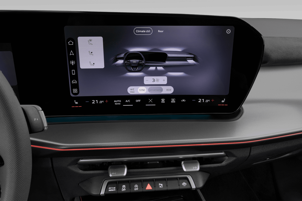 Klimasteuerung eines Audi Q3 SUV (neues Modell)