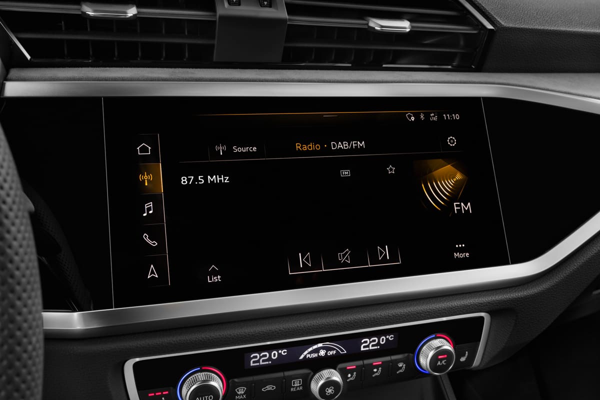 Audiosystem eines Audi Q3 Sportback