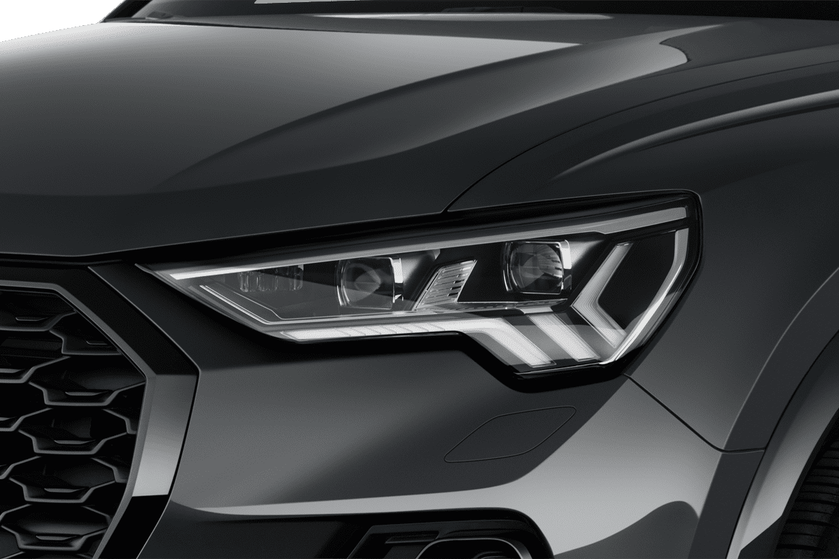 Frontscheinwerfer eines Audi Q3 Sportback