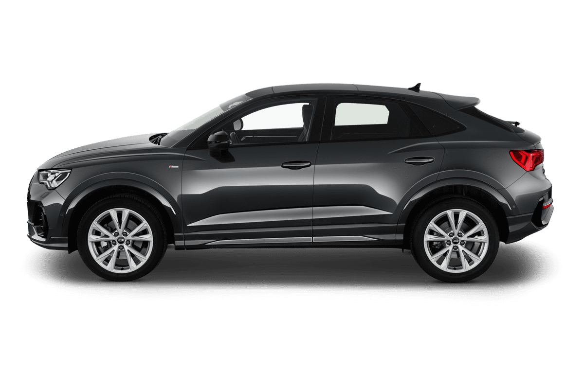 Seitenansicht eines Audi Q3 Sportback