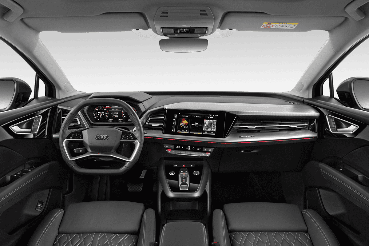 Armaturenbrett eines Audi Q4 Sportback e-tron