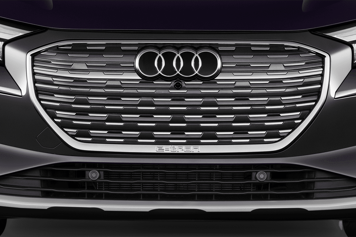 Kühlergrill eines Audi Q4 Sportback e-tron