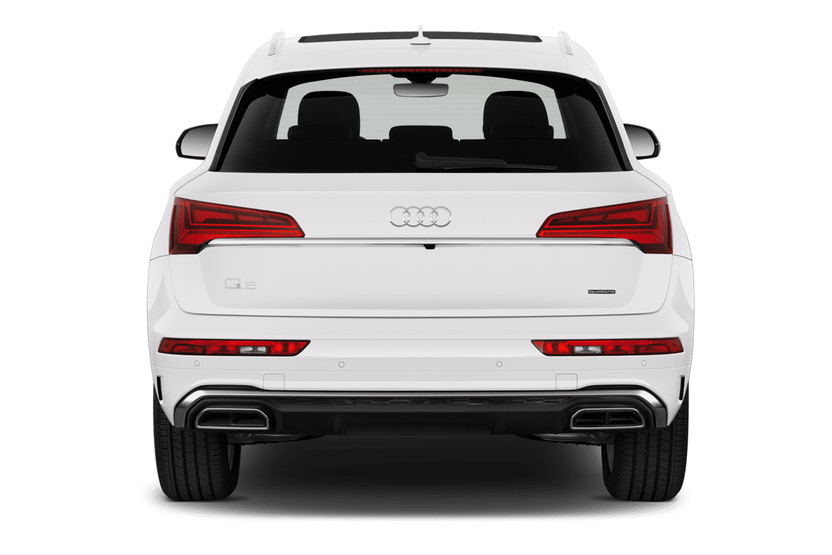 Heckansicht eines Audi Q5 SUV (neues Modell)