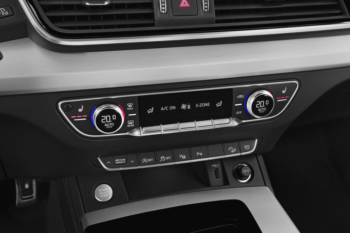 Klimasteuerung eines Audi Q5 SUV (neues Modell)