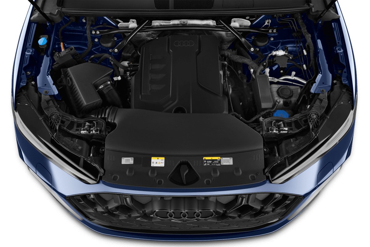 Motorraum eines Audi Q5 SUV