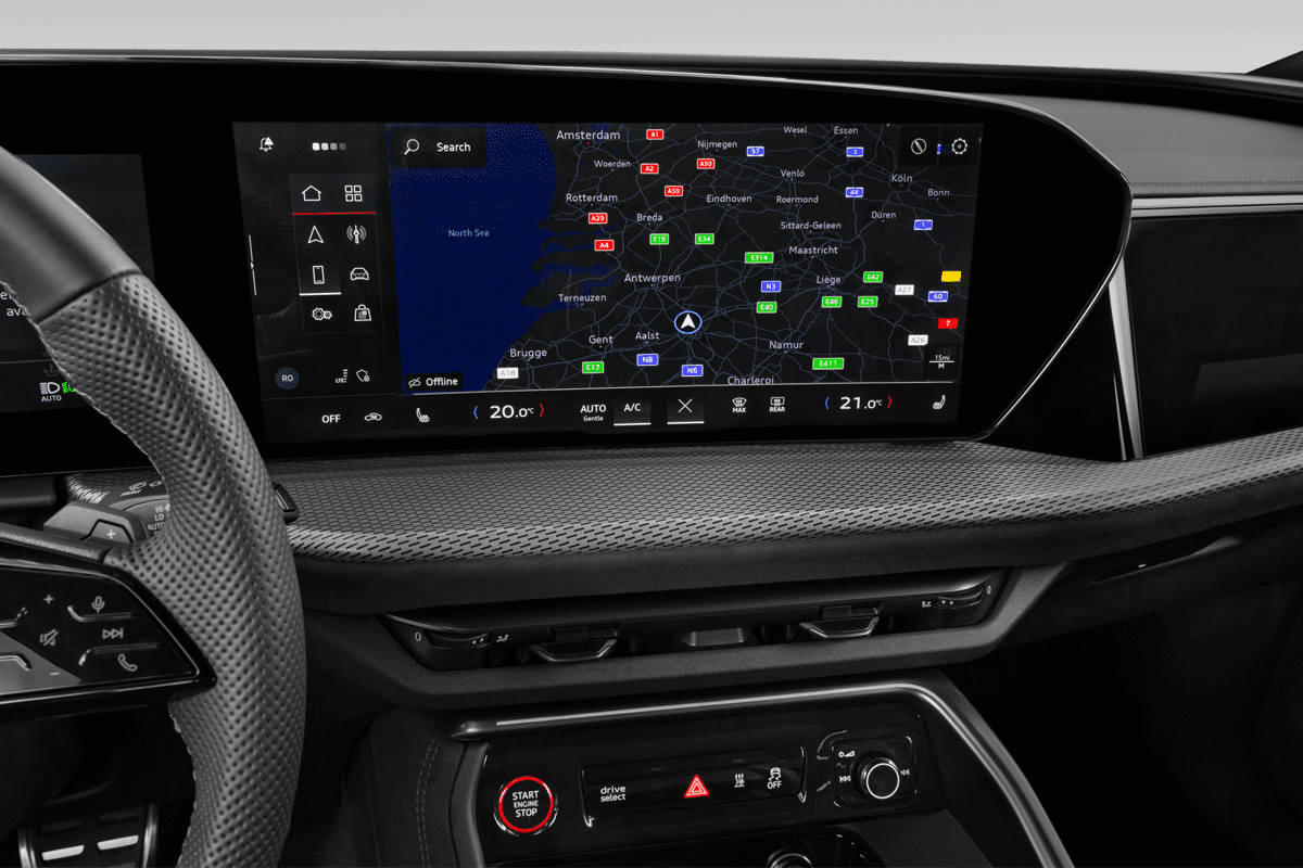 Mittelkonsole eines Audi Q5 SUV