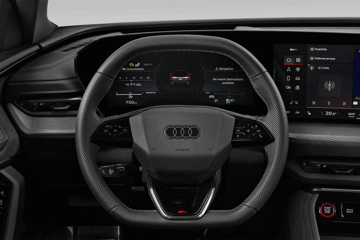 Lenkrad eines Audi Q5 SUV