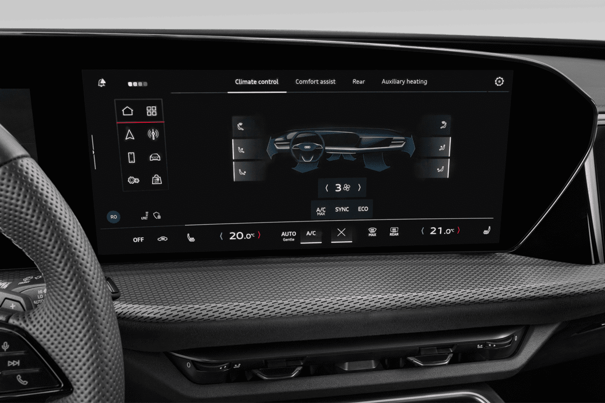 Klimasteuerung eines Audi Q5 SUV