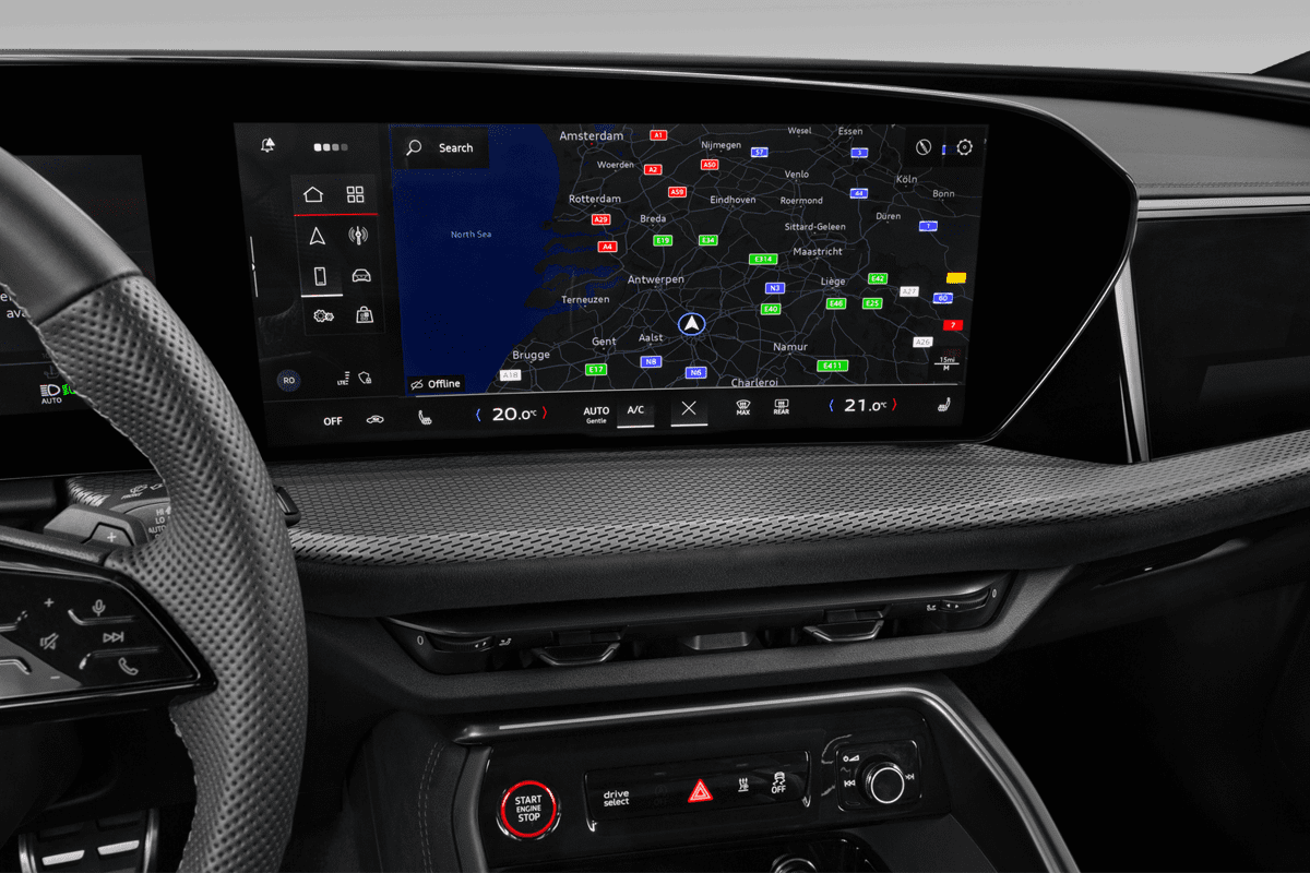 Mittelkonsole eines Audi Q5 SUV 