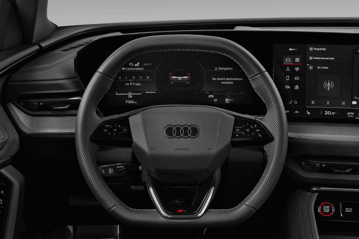 Lenkrad eines Audi Q5 SUV 