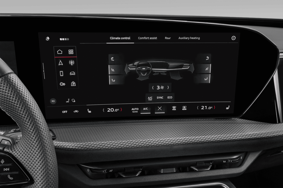 Klimasteuerung eines Audi Q5 SUV 