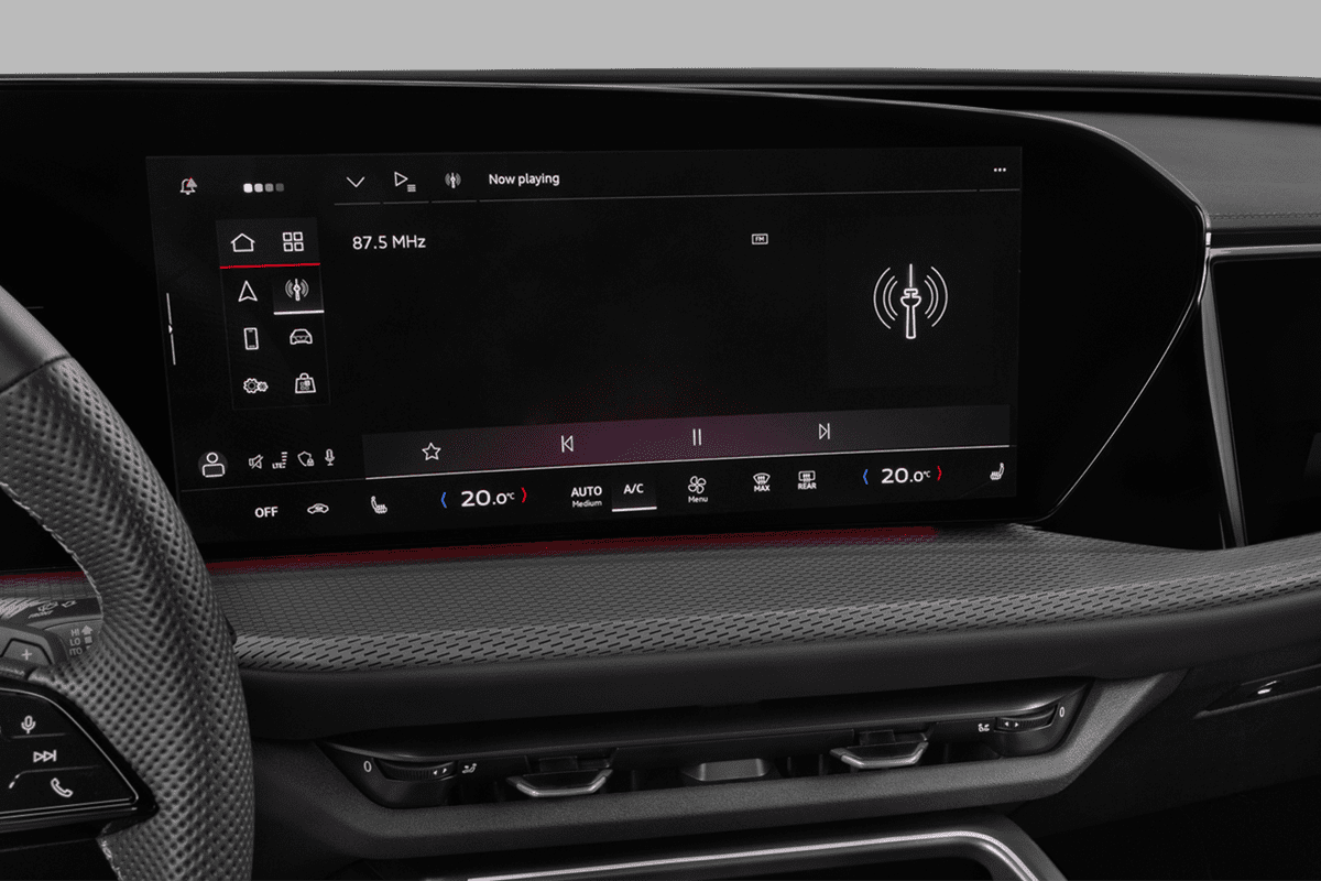 Audiosystem eines Audi Q5 Sportback 