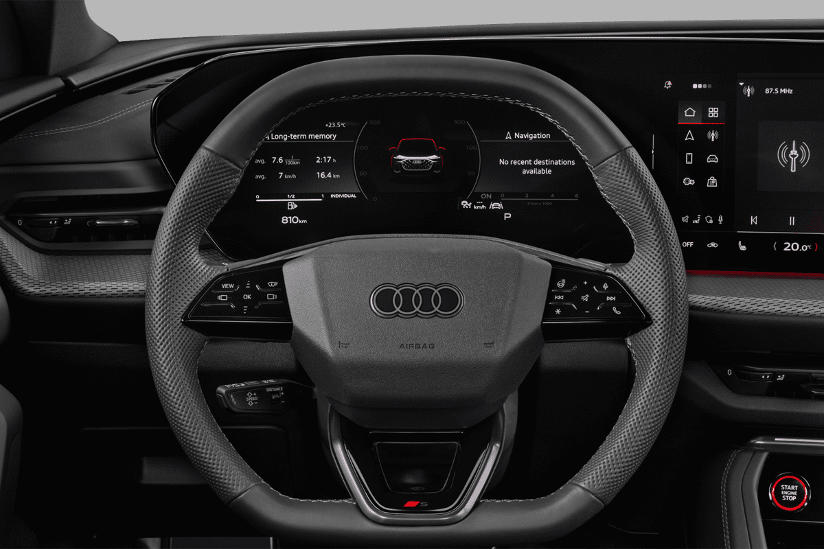 Lenkrad eines Audi Q5 Sportback 