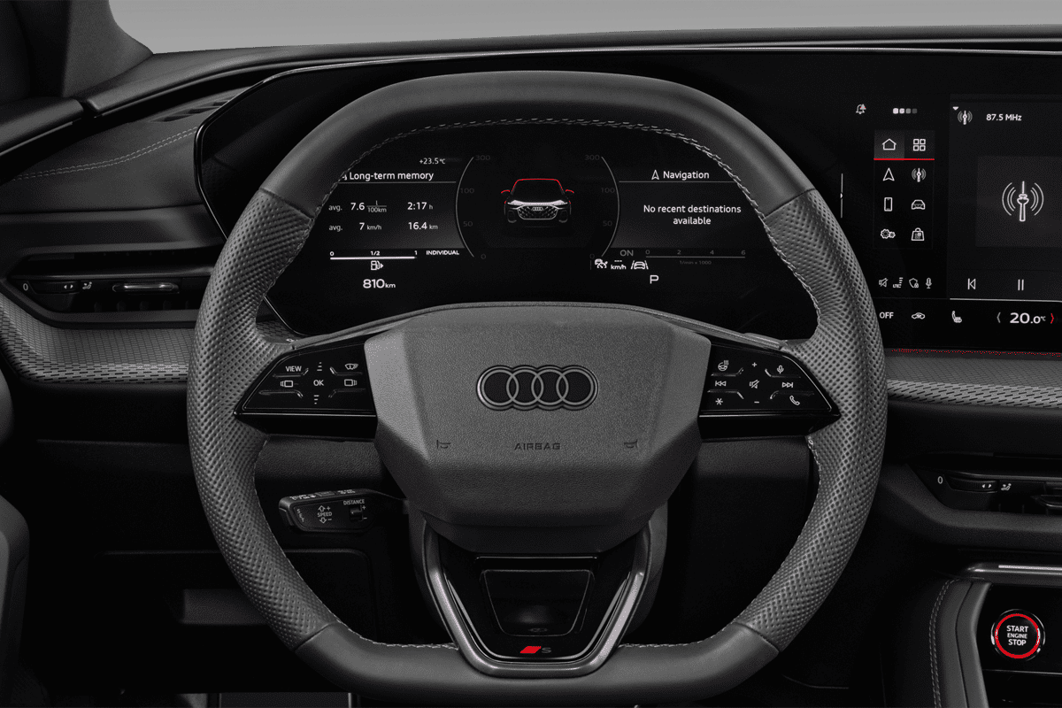 Lenkrad eines Audi Q5 Sportback 