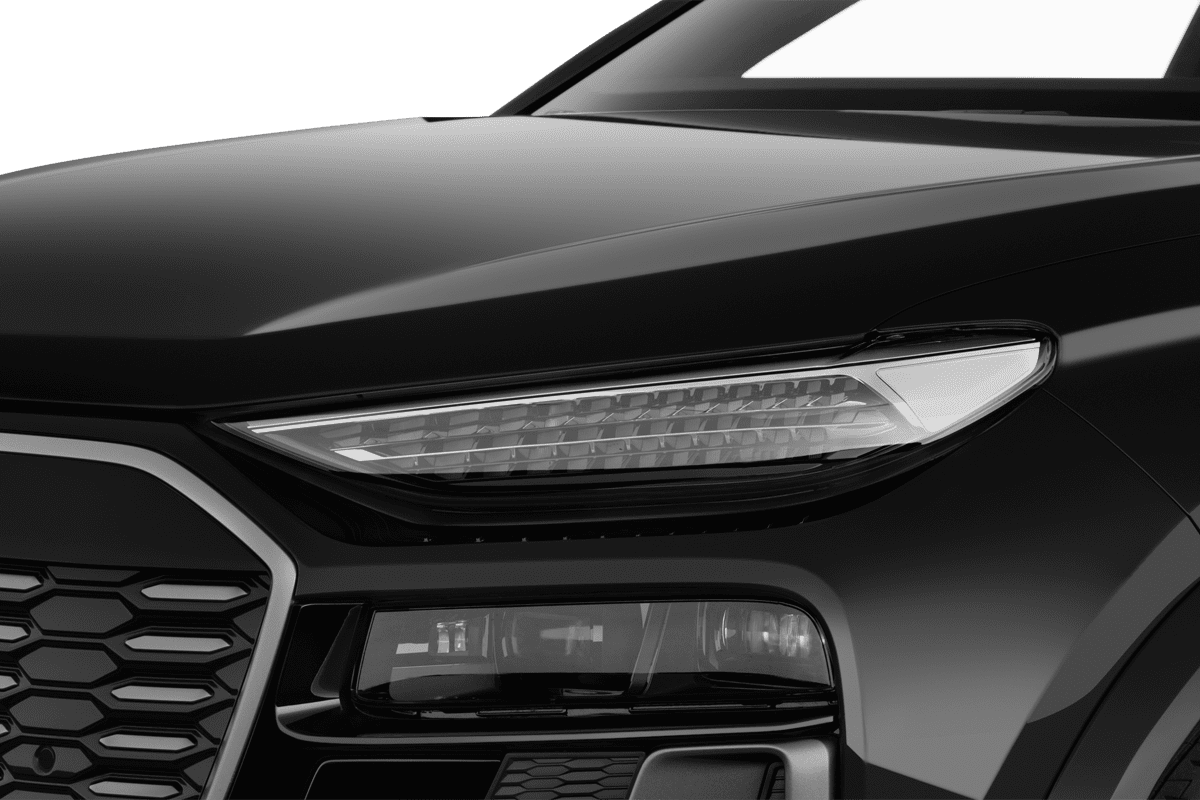 Frontscheinwerfer eines Audi Q6 SUV e-tron