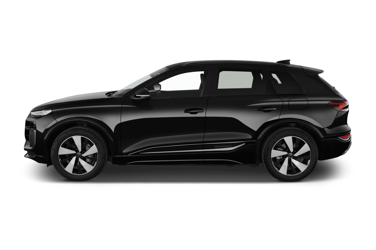 Seitenansicht eines Audi Q6 SUV e-tron