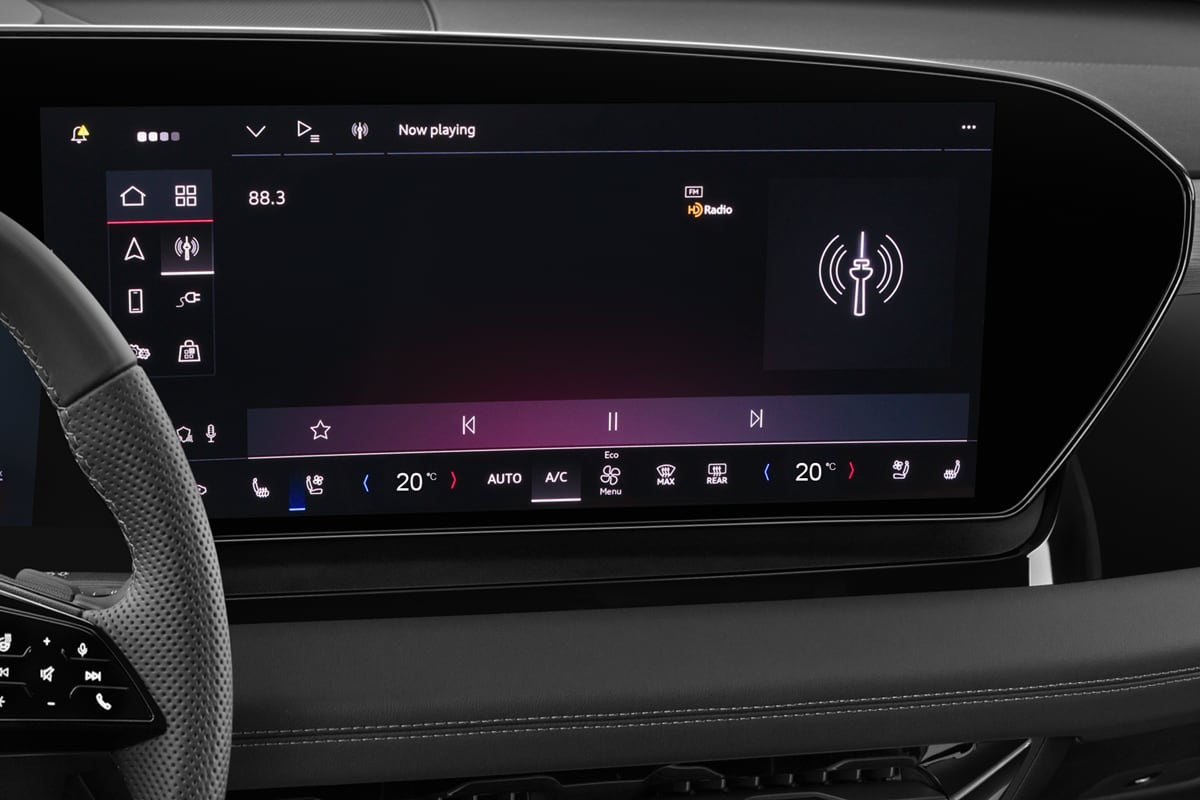 Audiosystem eines Audi Q6 Sportback e-tron