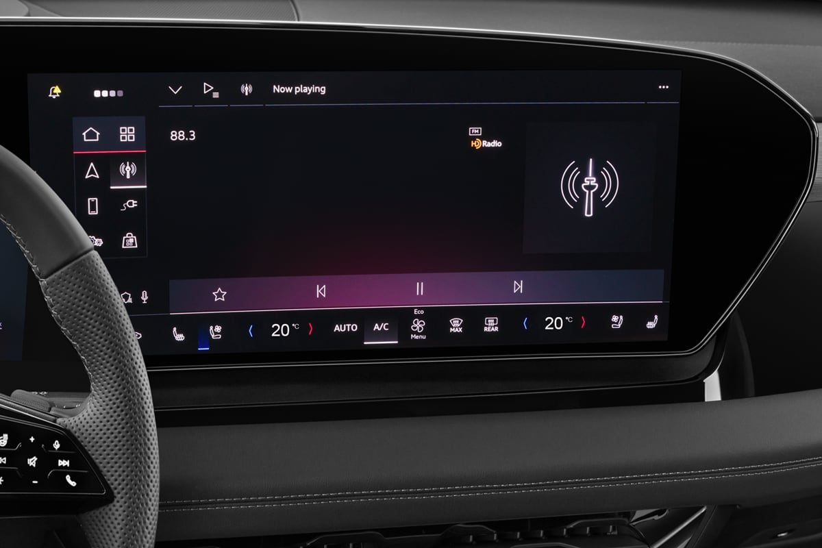 Audiosystem eines Audi Q6 Sportback e-tron